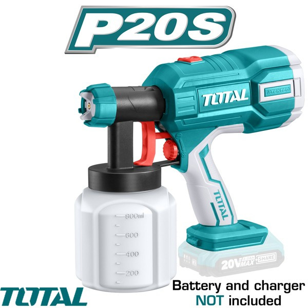 Total Lithium-Ion Spray Gun Without Battery & Charger 20V-TSGLI2001