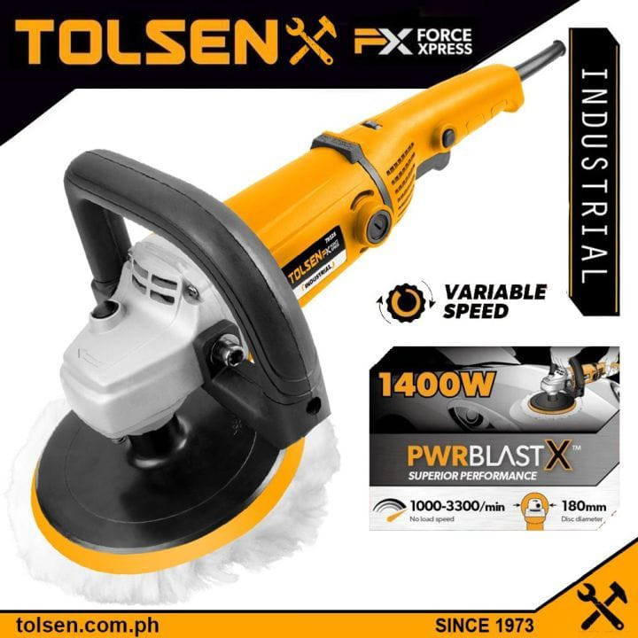 Tolsen Angle Polisher 1400W 7"-88598