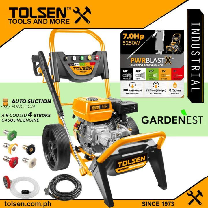 Tolsen Petrol Pressure Washer 7 HP 5250W-79574